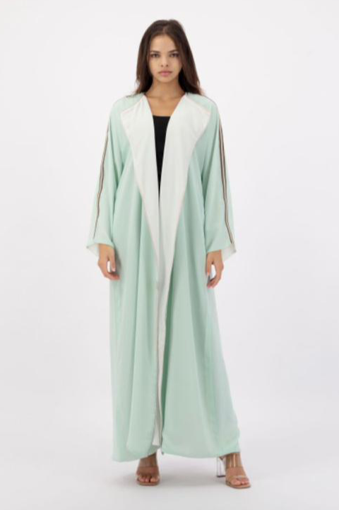 Time less Shella Sky Blue Abaya