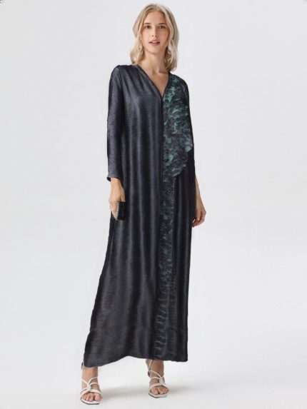 Midnight Fern Luxe Abaya