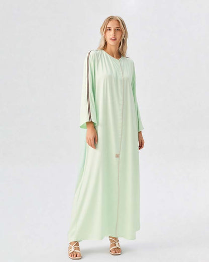 Serene Abaya Mint Whispering Grace | ⭐⭐⭐⭐