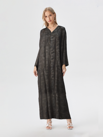 Brown Desert Night Premium Abaya – by Zahra Cloak