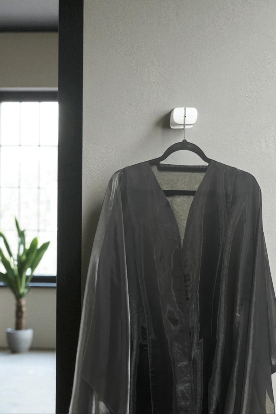 Sahar – Sheer Black Elegance Abaya